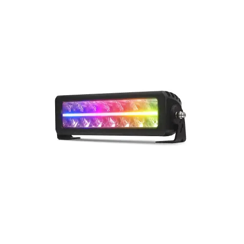 Reducere specială Proiector LED bar 120W cu DRL alb si RGB Bluetooth, IP67, 12–24V (HH-DRL120RGB)