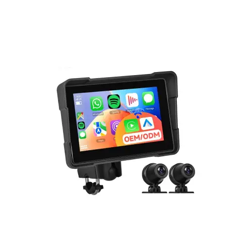 Sistem DVR pentru motocicletă cu ecran 5" și camere față/spate, IP68 (A4059) Mai ieftin