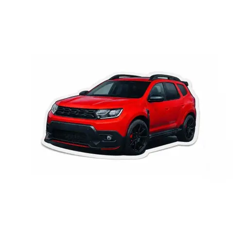 Cumpără acum Abțibild auto model Duster pentru exterior, rezistent UV și apă, 15x8 cm (XL-25)