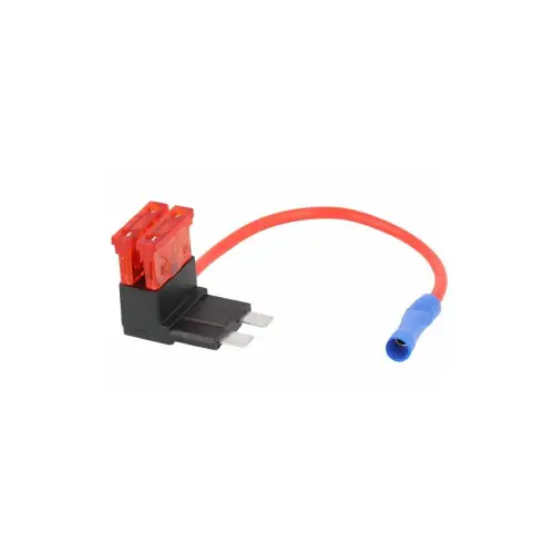 Splitter alimentare auto 12V 10A cu 2 sigurante ATO, cablu 1 mm² rosu (ROZ.03) Preț redus