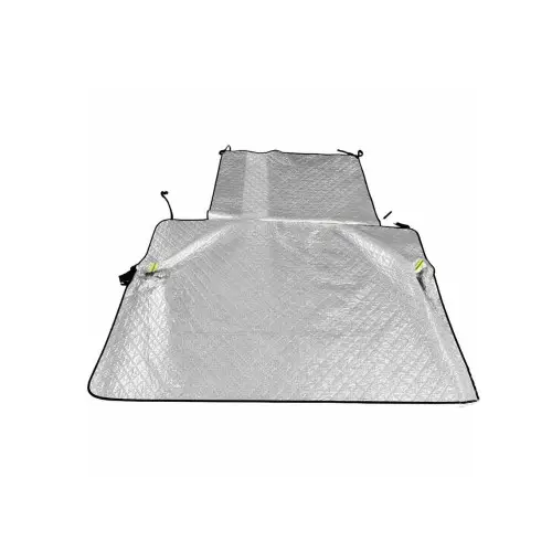 Preț promoțional Parasolar exterior auto 255x240 cm pentru iarna/vara, cu protectie oglinzi si capota