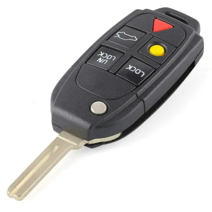Carcasă cheie tip briceag compatibilă Volvo XC90/XC70, 5 butoane, fără electronică Transport gratuit