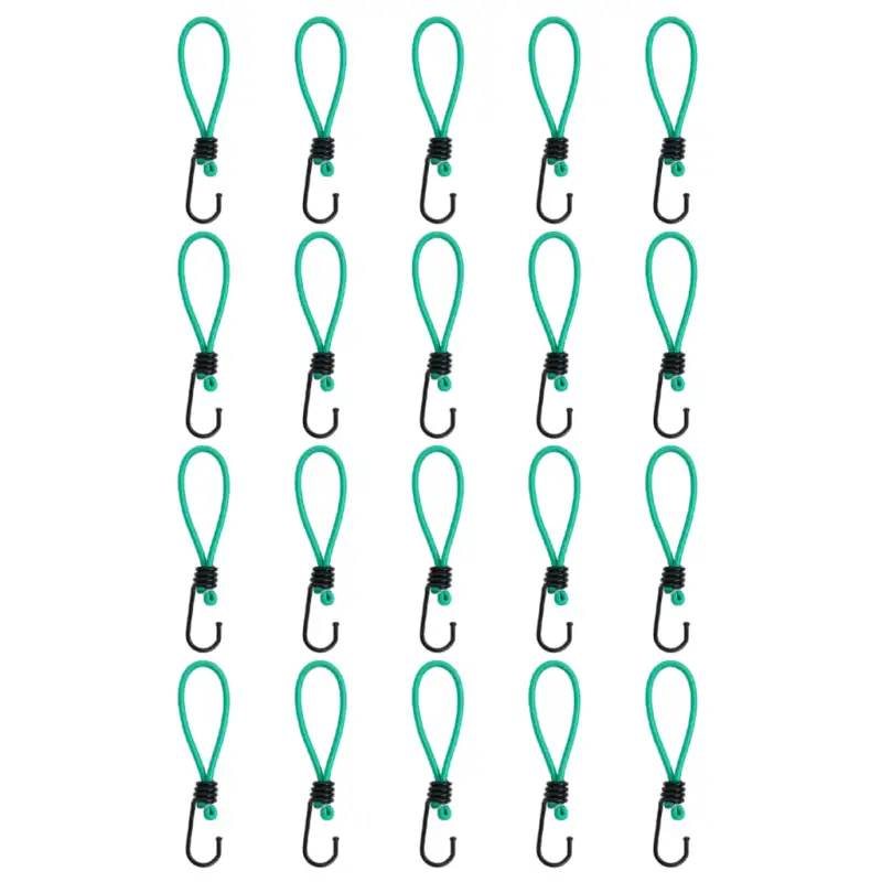 Corzi elastice cu cârlige, 20 buc., 15 cm GartenMobel Dekor Plată securizată