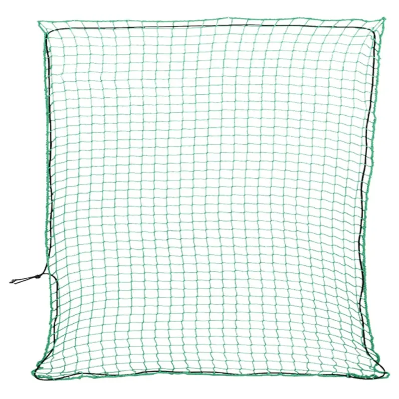 Plasă de remorcă cu funie elastică, verde, 3x3 m, PP GartenMobel Dekor Reducere