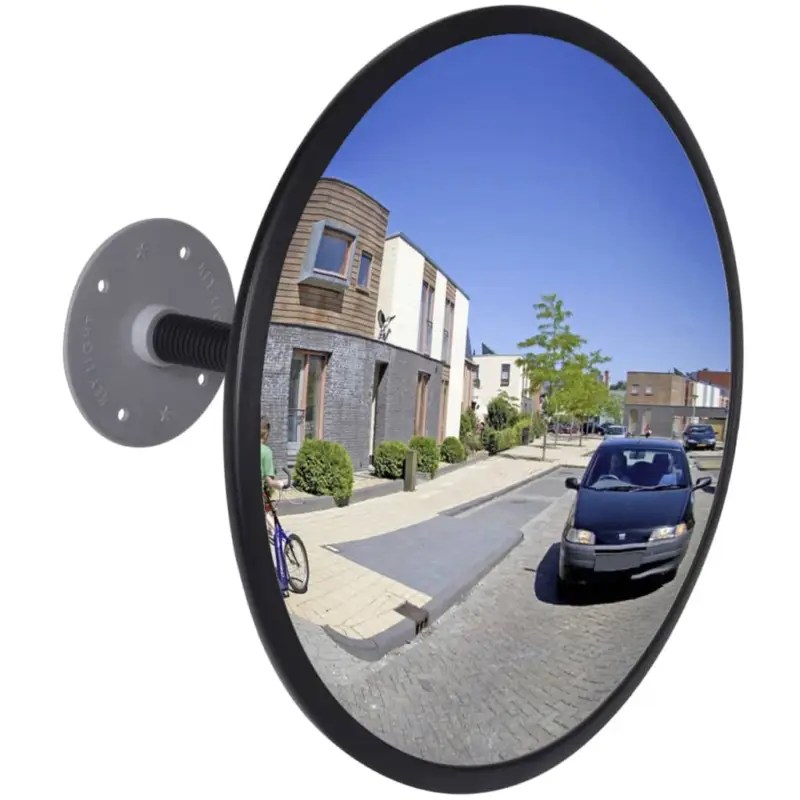 Oglindă rutieră acrilică convexă de interior 30 cm negru GartenMobel Dekor Popular