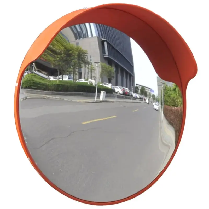 Oglindă de trafic convexă, portocaliu, 45 cm, plastic PC, de exterior GartenMobel Dekor Bestseller