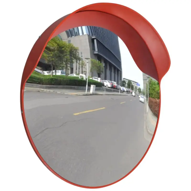 Doar azi Oglindă de trafic convexă, portocaliu, 60 cm, plastic PC, de exterior GartenMobel Dekor