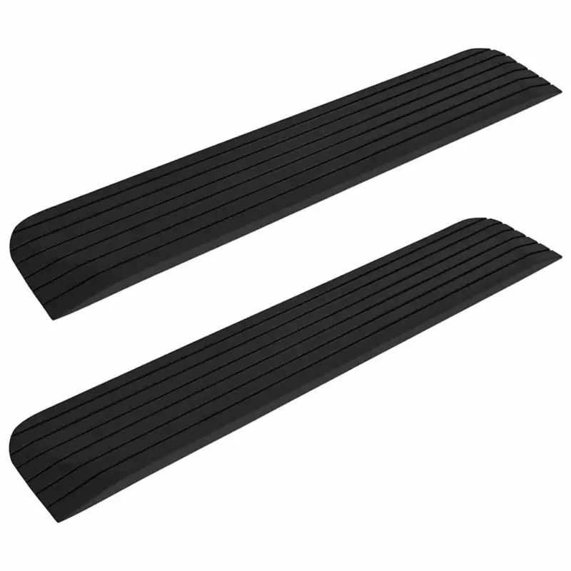 Promoție Rampe tip prag, 2 buc.,110x21x2,5 cm, cauciuc GartenMobel Dekor