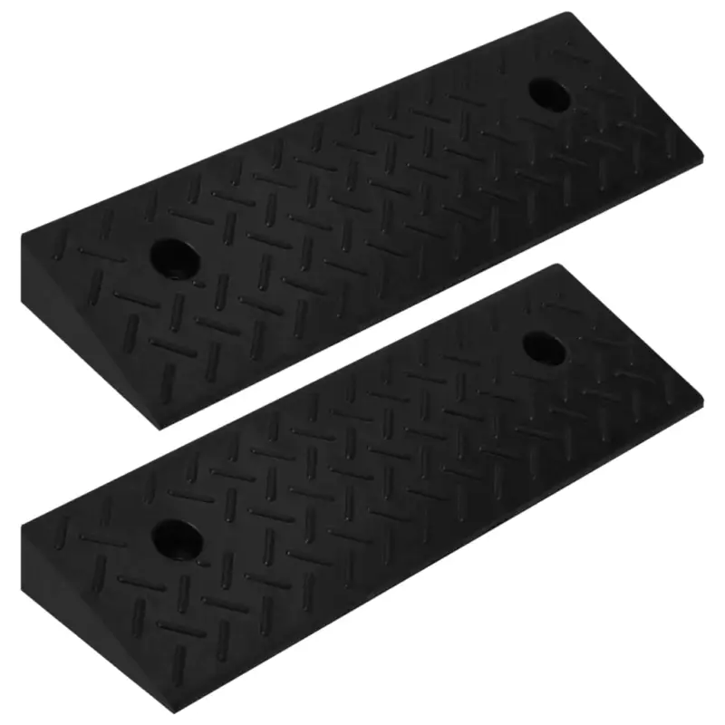 Rampe pentru bordură, 2 buc., 50x17,5x5 cm, cauciuc GartenMobel Dekor Reducere extra