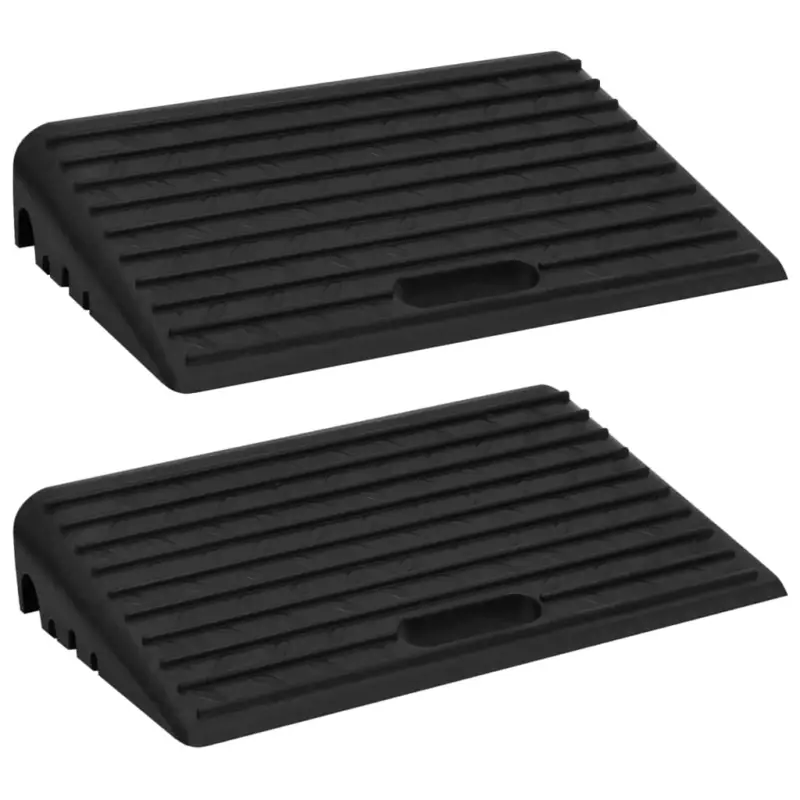 Rampe pentru bordură, 2 buc., 50x30x11 cm, cauciuc GartenMobel Dekor Livrare expres