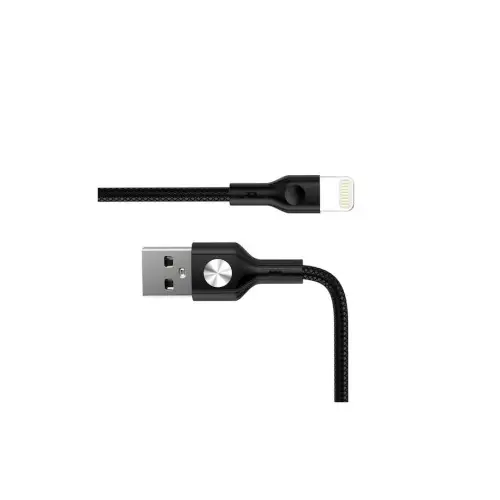 Livrare expres Cablu USB-A la Lightning 1 m, 3A, incarcare rapida, negru, pentru auto